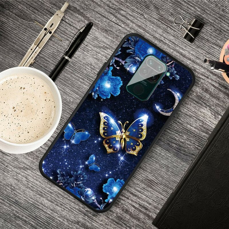 Case Xiaomi Redmi Note 9 Golden Butterfly