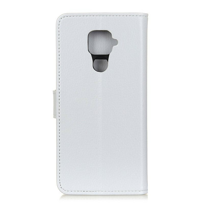 Flip Case Xiaomi Redmi Note 9 Litchi-nahkatehosteompeleet