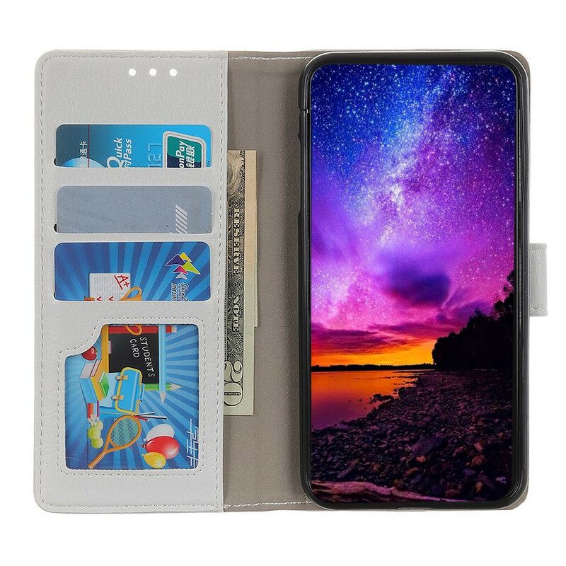 Flip Case Xiaomi Redmi Note 9 Litchi-nahkatehosteompeleet