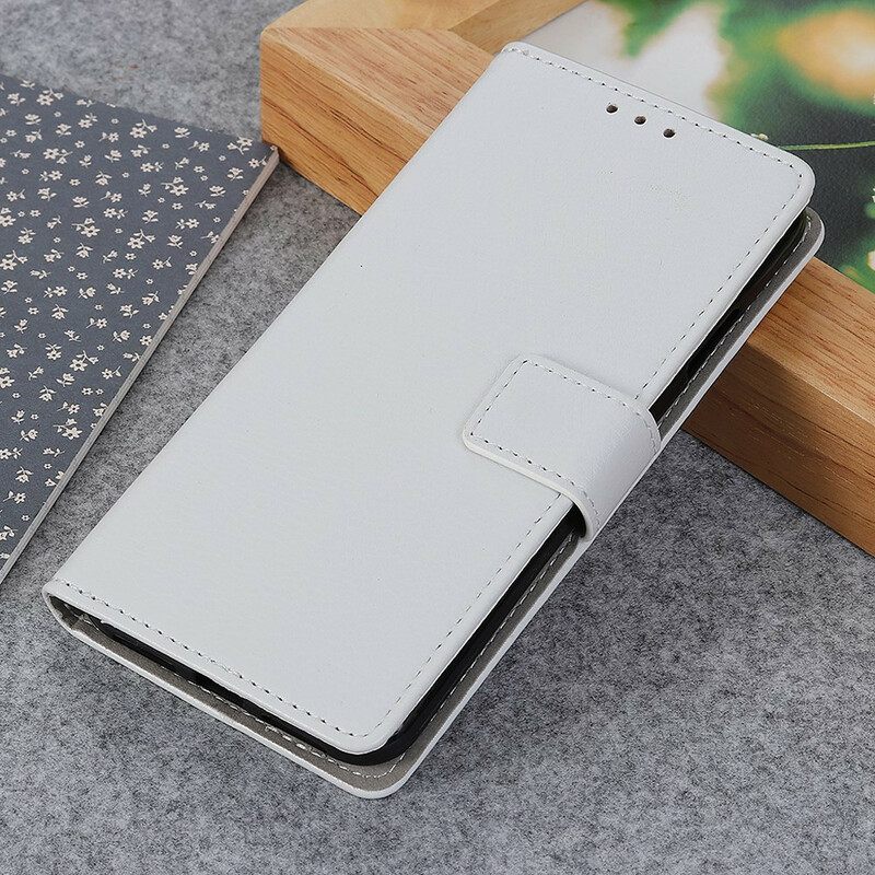 Flip Case Xiaomi Redmi Note 9 Litchi-nahkatehosteompeleet