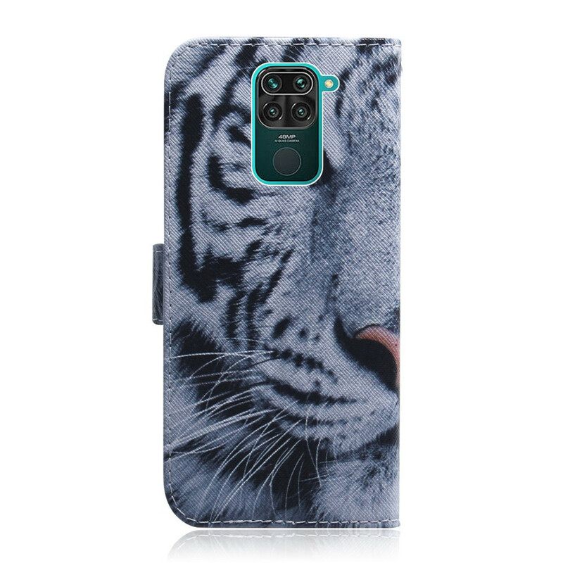 Flip Case Xiaomi Redmi Note 9 Tiger Face