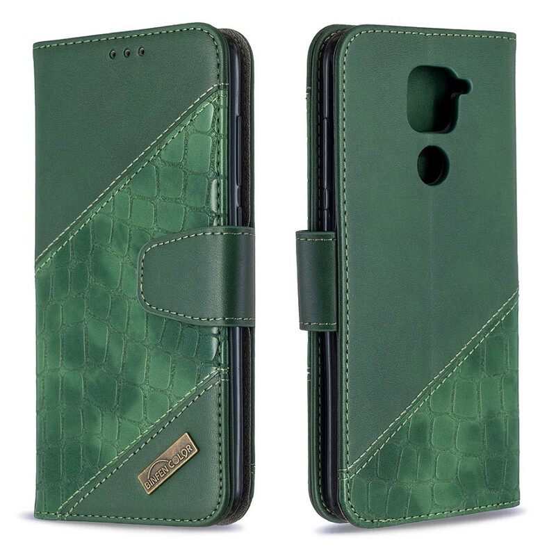 Kotelot Xiaomi Redmi Note 9 Classic Crocodile Skin Effect