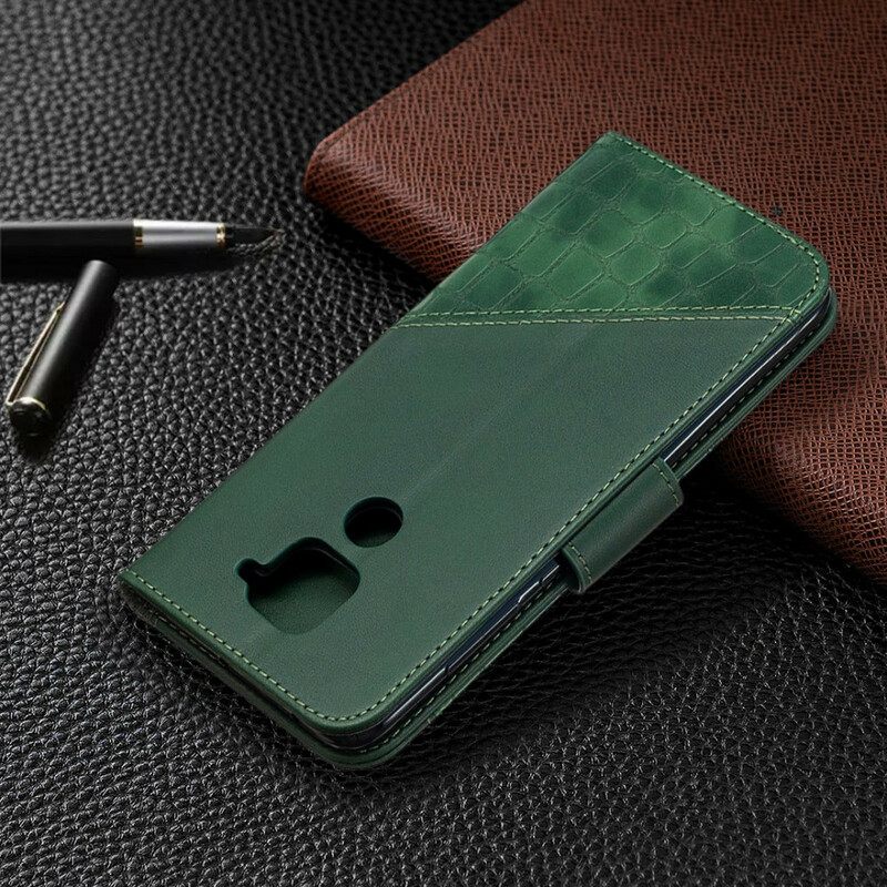 Kotelot Xiaomi Redmi Note 9 Classic Crocodile Skin Effect