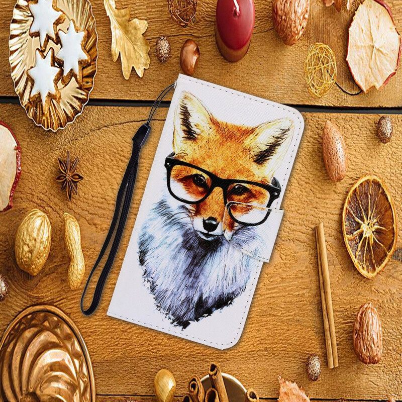 Kotelot Xiaomi Redmi Note 9 Suojaketju Kuori Brainy Fox Hihnassa