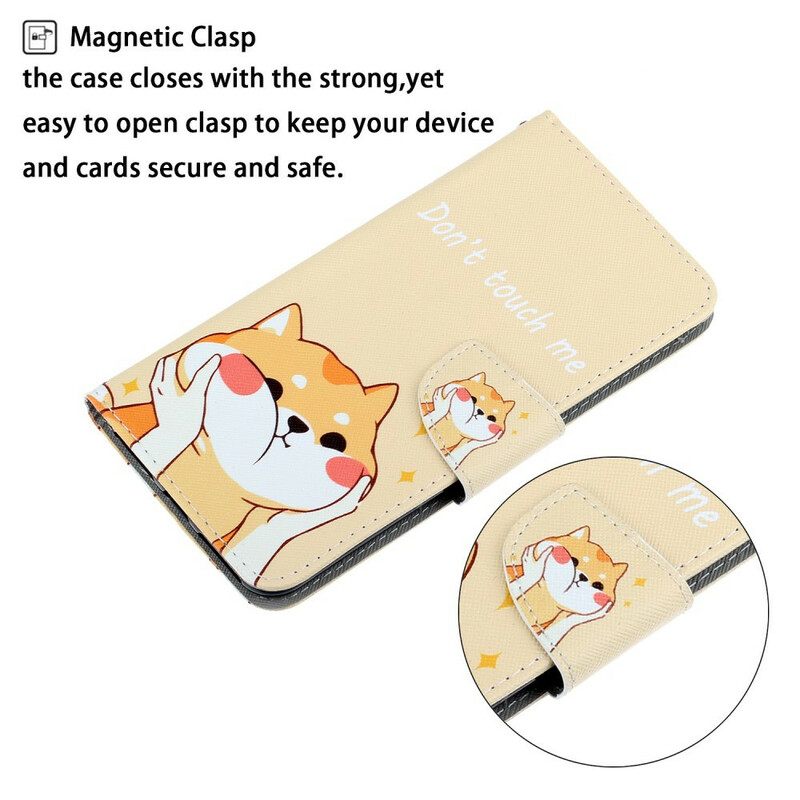 Kotelot Xiaomi Redmi Note 9 Suojaketju Kuori Cat Don't Touch Me Strappy