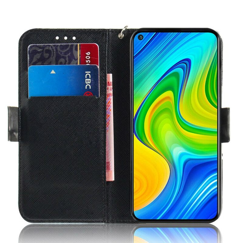 Kotelot Xiaomi Redmi Note 9 Suojaketju Kuori Magistral Strappy Mandala