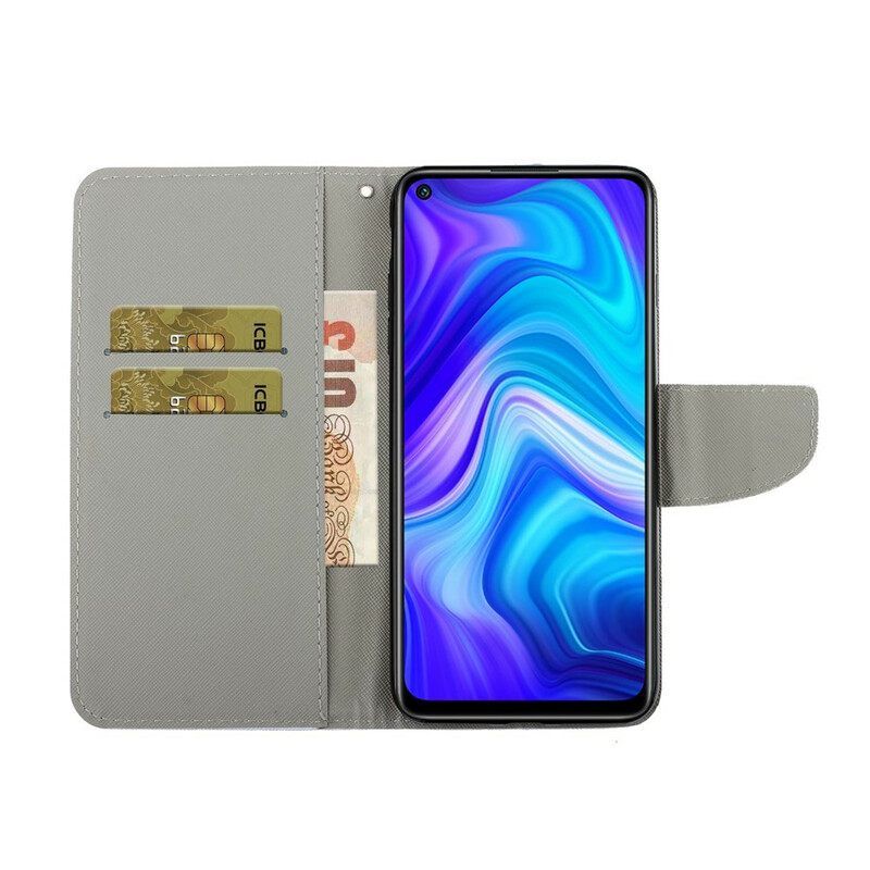 Kotelot Xiaomi Redmi Note 9 Suojaketju Kuori Thong Daisies