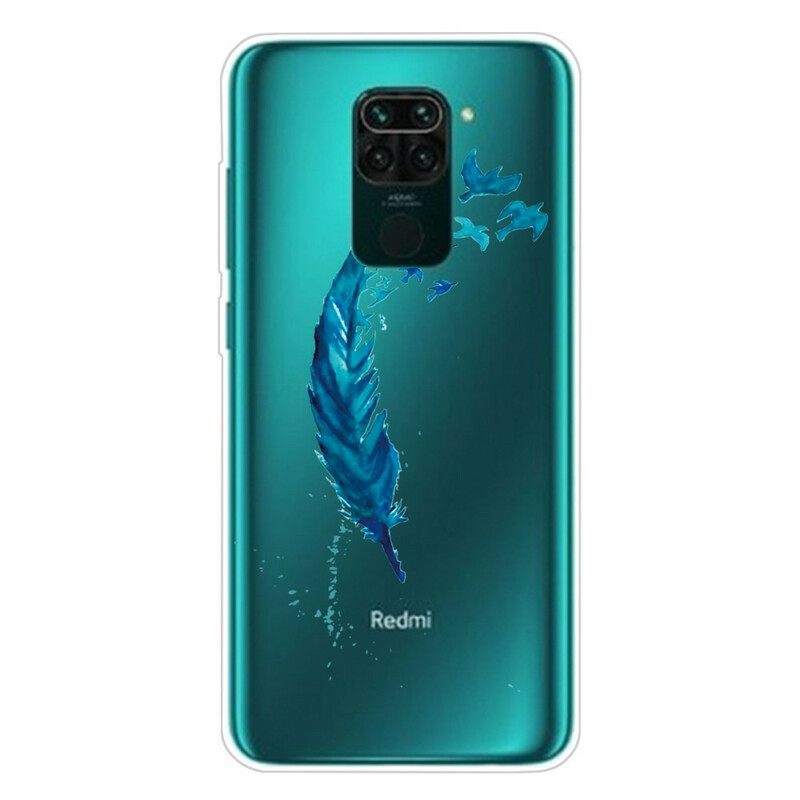 Kuori Xiaomi Redmi Note 9 Kaunis Sininen Sulka