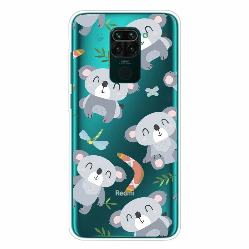 Kuori Xiaomi Redmi Note 9 Pienet Harmaat Pandat