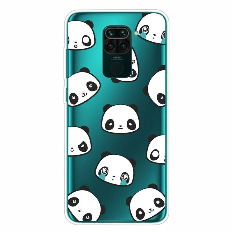 Kuori Xiaomi Redmi Note 9 Sentimental Pandas