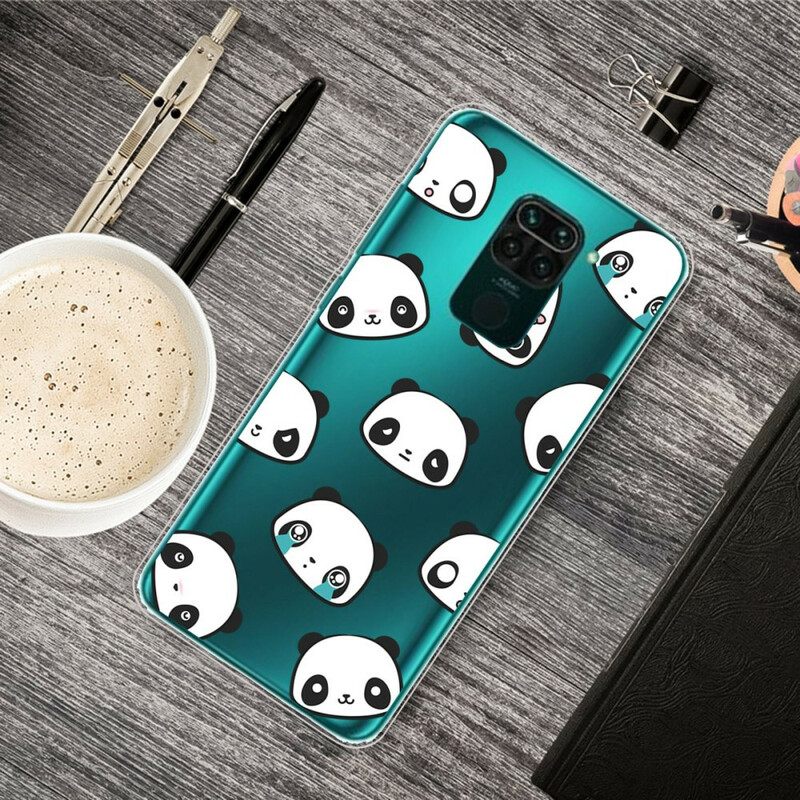 Kuori Xiaomi Redmi Note 9 Sentimental Pandas