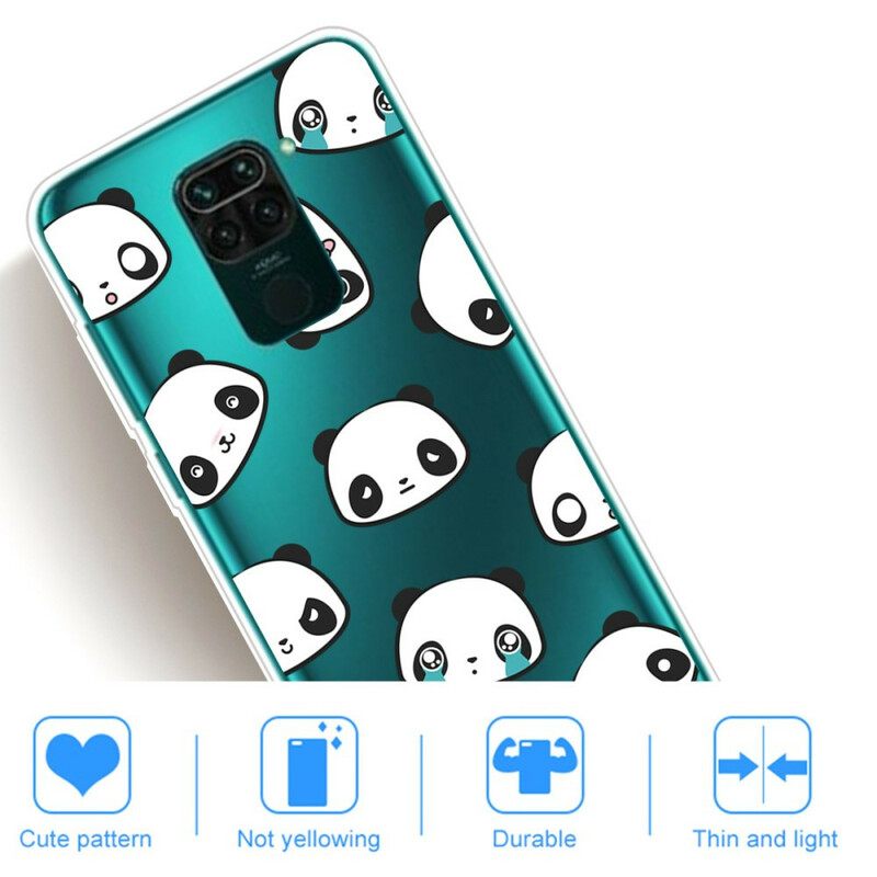 Kuori Xiaomi Redmi Note 9 Sentimental Pandas