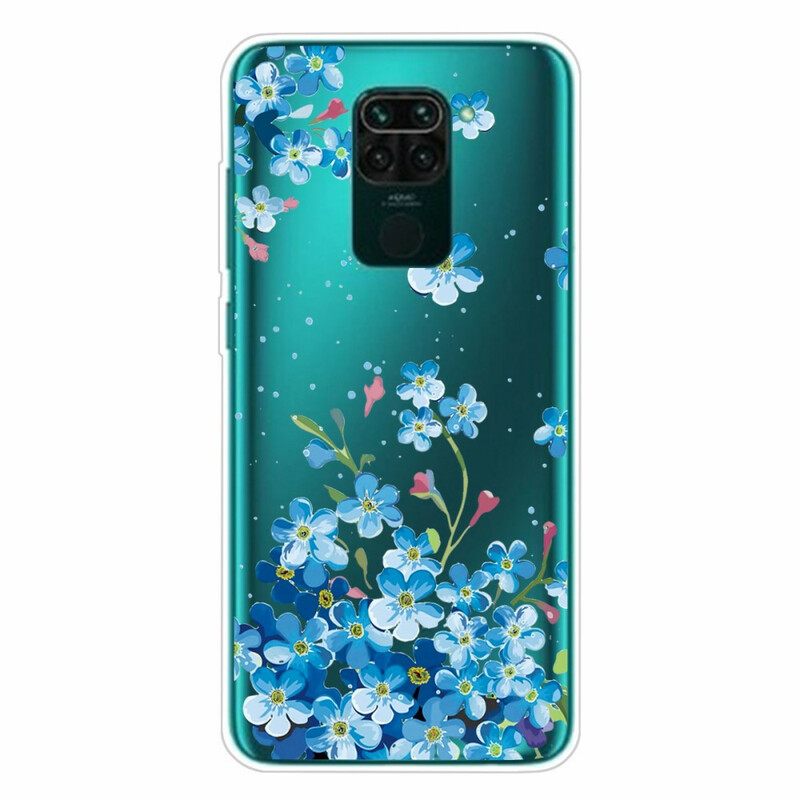 Kuori Xiaomi Redmi Note 9 Sinikukkakimppu