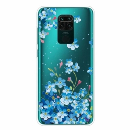 Kuori Xiaomi Redmi Note 9 Sinikukkakimppu