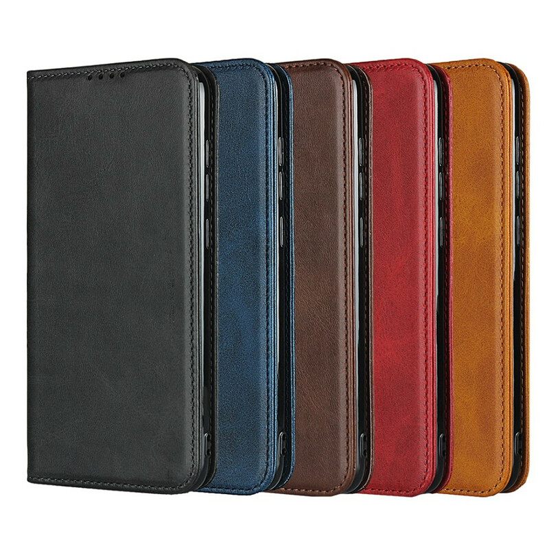 Puhelinkuoret Xiaomi Redmi Note 9 Kotelot Flip Premium Faux Leather Tikkaukset