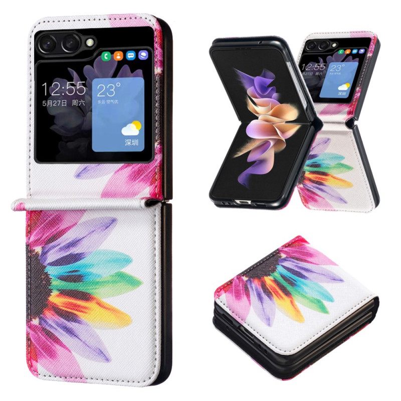 Kuori Samsung Galaxy Z Flip 5 Akvarellikukka