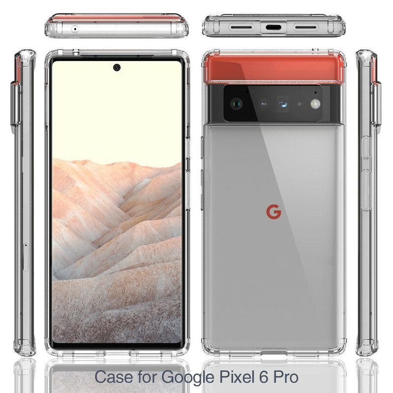 Case Google Pixel 6 Pro Läpinäkyvä Korttikotelo