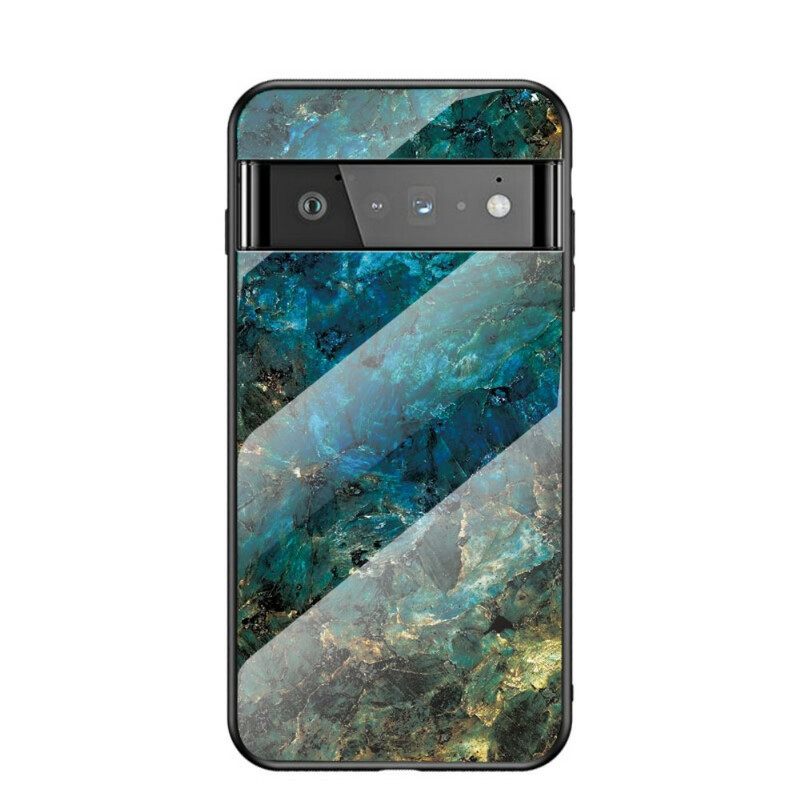 Case Google Pixel 6 Pro Marble Tempered Glass