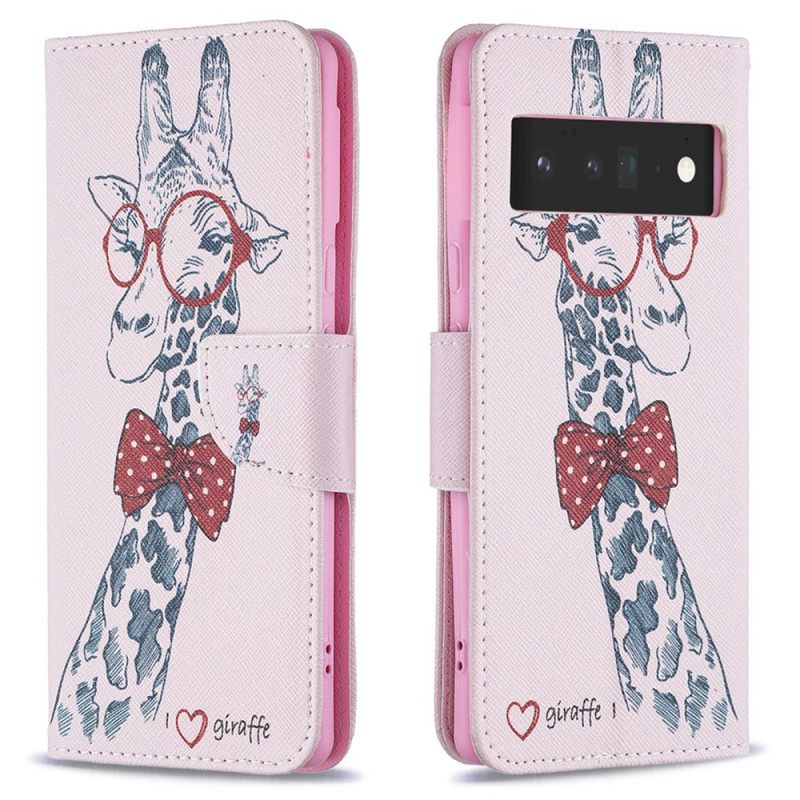 Kotelot Google Pixel 6 Pro Brainy Giraffe