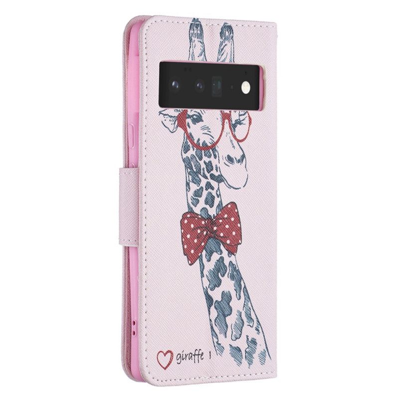 Kotelot Google Pixel 6 Pro Brainy Giraffe