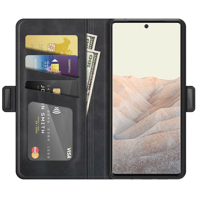 Kotelot Google Pixel 6 Pro Classic Double Flap