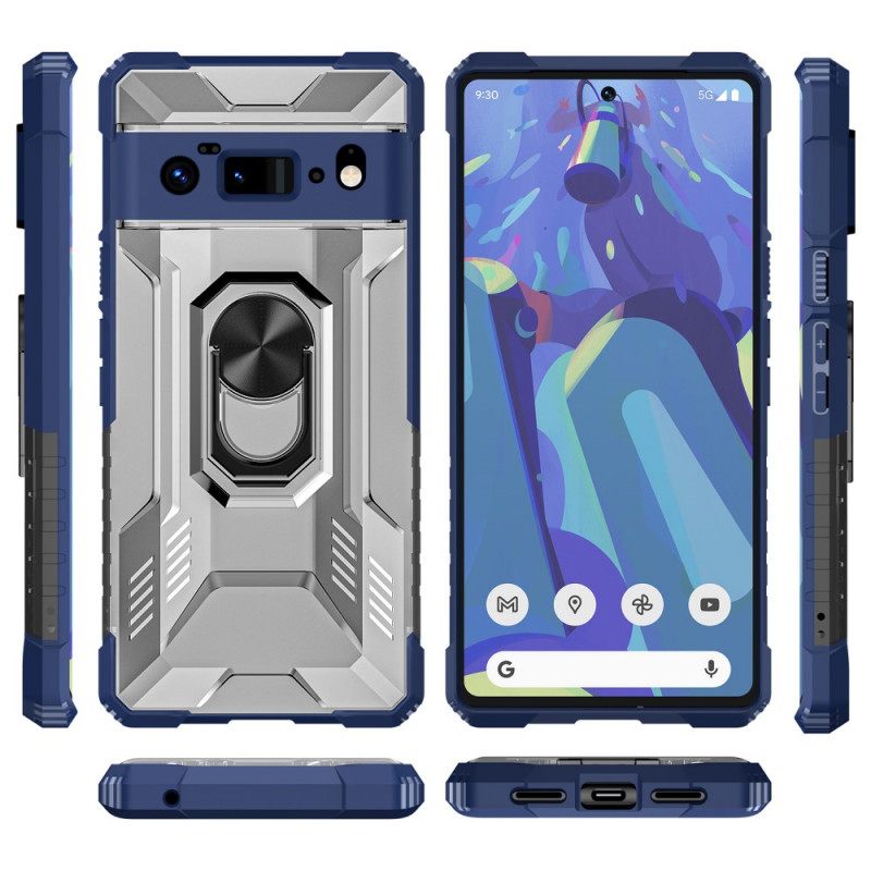 Kuori Google Pixel 6 Pro Rugged Shield Rengaskiinnike