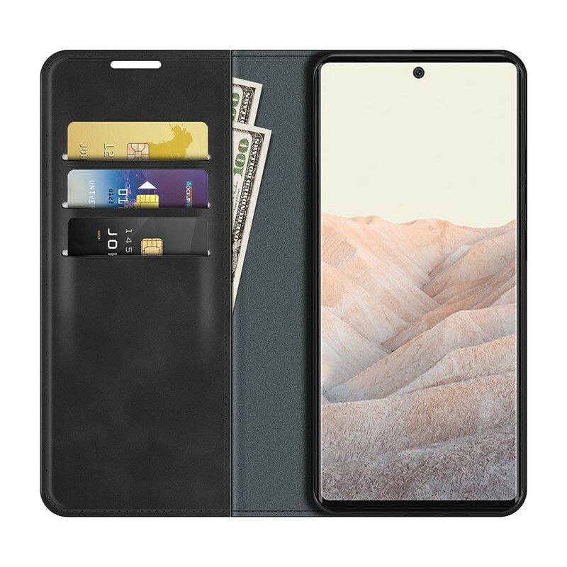 Puhelinkuoret Google Pixel 6 Pro Kotelot Flip Skin-touch