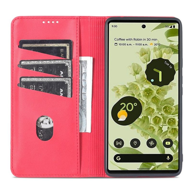 Puhelinkuoret Google Pixel 6 Pro Kotelot Flip Style Leather Azns