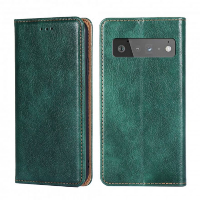 Puhelinkuoret Google Pixel 6 Pro Kotelot Flip Vintage Leather Style