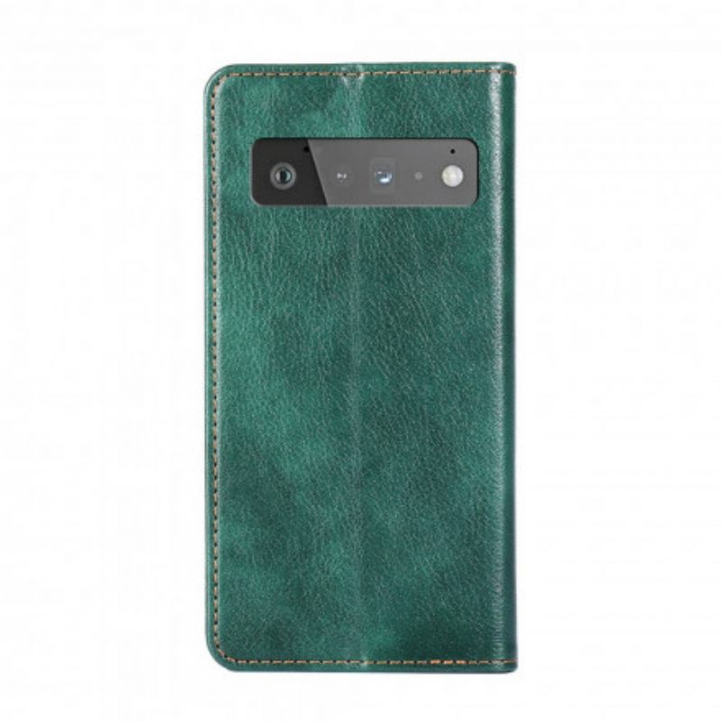 Puhelinkuoret Google Pixel 6 Pro Kotelot Flip Vintage Leather Style