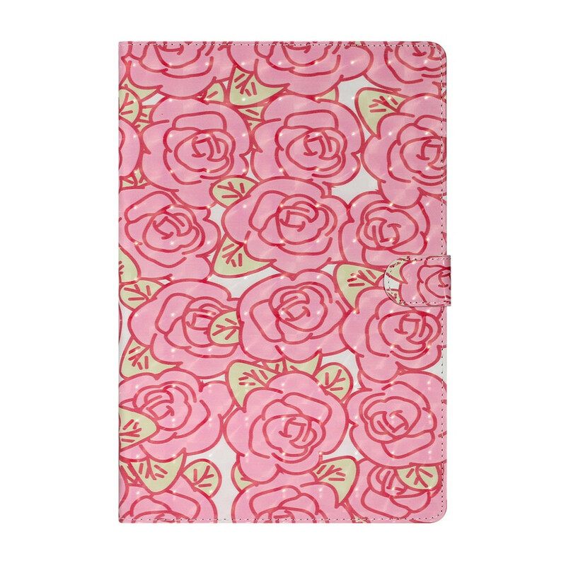 Kotelot Samsung Galaxy Tab S7 Plus / Tab S8 Plus Flowers