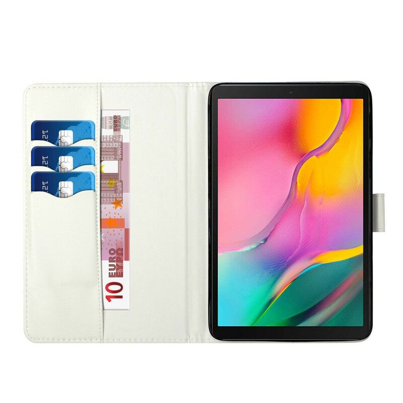 Kotelot Samsung Galaxy Tab S7 Plus / Tab S8 Plus Flowers