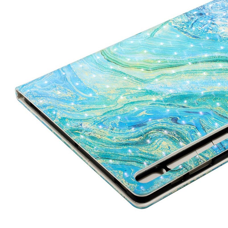 Kotelot Samsung Galaxy Tab S7 Plus / Tab S8 Plus Green Wave