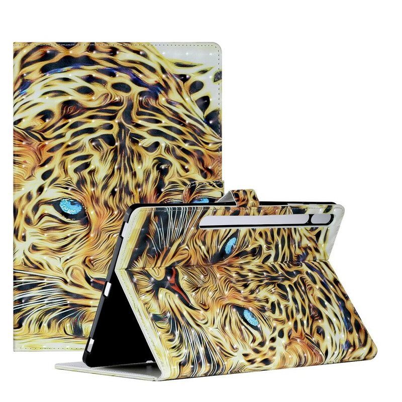 Kotelot Samsung Galaxy Tab S7 Plus / Tab S8 Plus Tiger Art