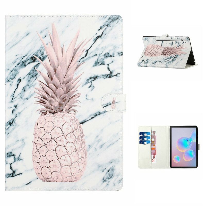 Nahkakotelo Samsung Galaxy Tab S7 Plus / Tab S8 Plus Ananas