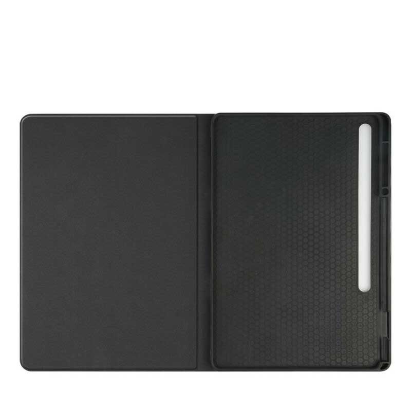 Nahkakuori Samsung Galaxy Tab S7 Plus / Tab S8 Plus Classic Faux Leather