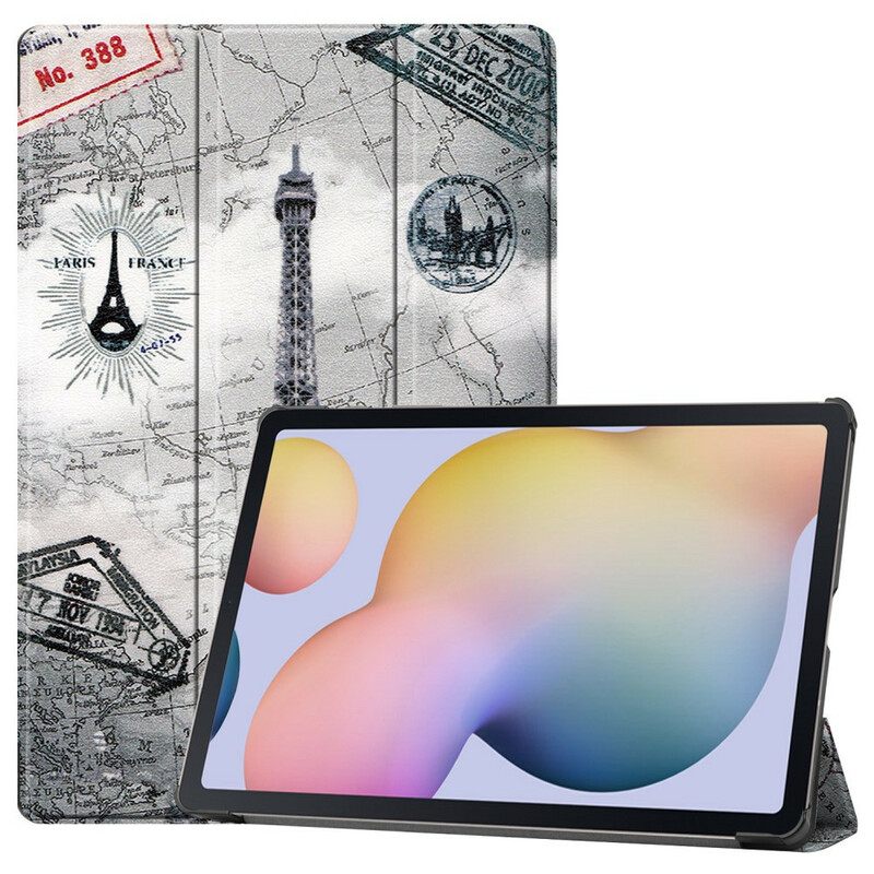 Puhelinkuoret Samsung Galaxy Tab S7 Plus / Tab S8 Plus N Vahvistettu Eiffel-torni