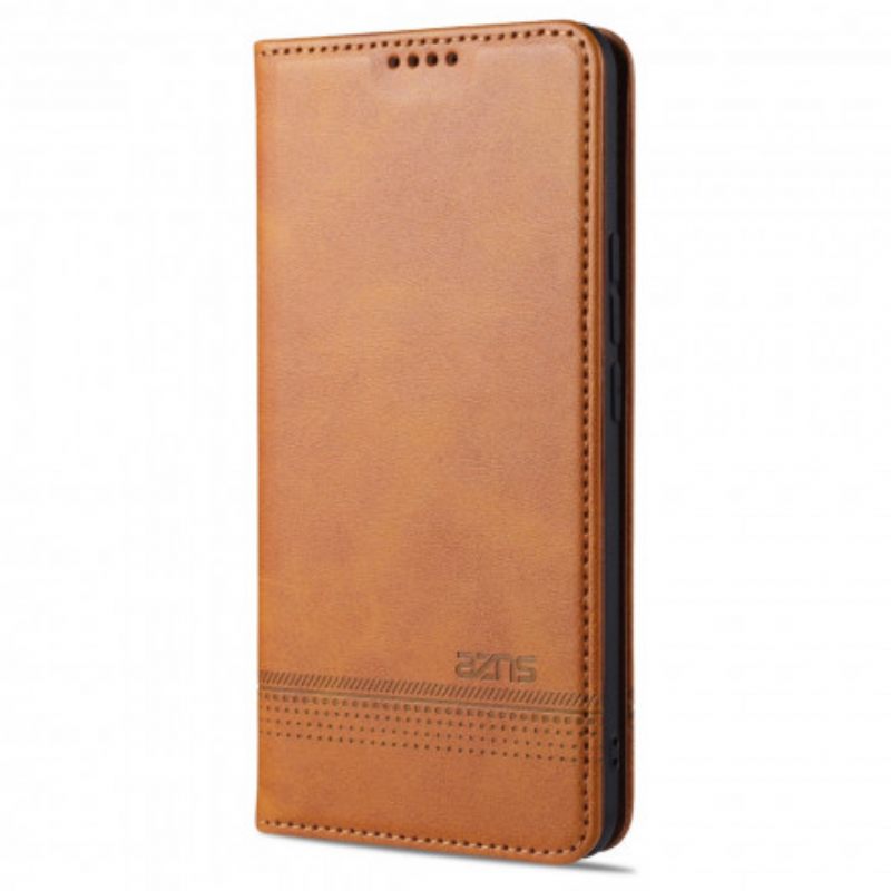 Puhelinkuoret Vivo X60 Kotelot Flip Style Leather Azns