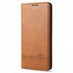 Puhelinkuoret Vivo X60 Kotelot Flip Style Leather Azns