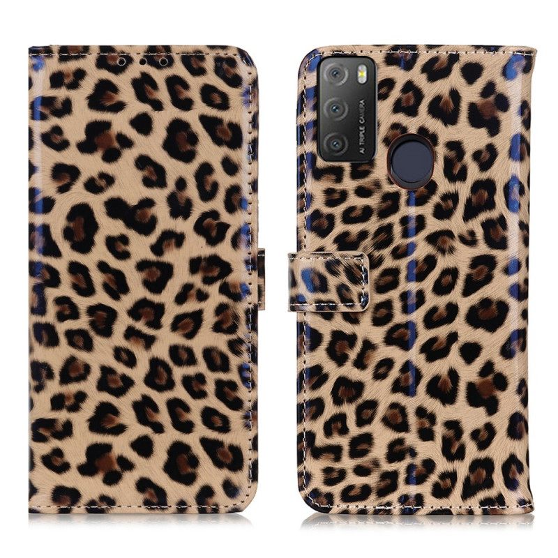 Kotelot Alcatel 1S / 3L (2021) Leopard