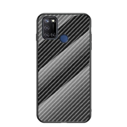 Kuori Realme 7i Carbon Fiber Karkaistu Lasi