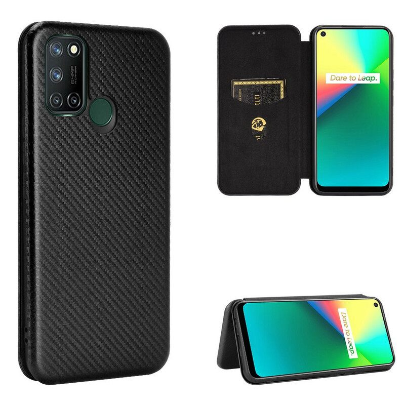 Puhelinkuoret Realme 7i Kotelot Flip Silicone Carbon