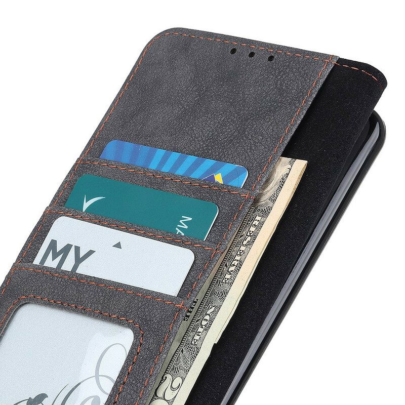 Kotelot Samsung Galaxy Note 20 Ultra Faux Leather Split Retro Khazneh