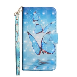 Kotelot Samsung Galaxy Note 20 Ultra Flying Blue Butterflies