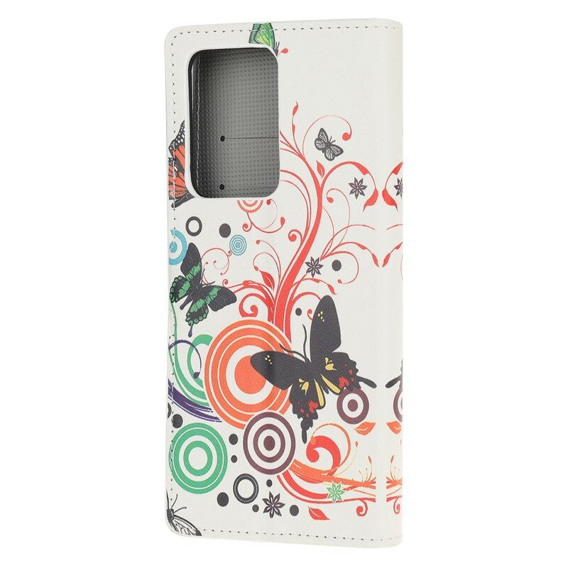 Kotelot Samsung Galaxy Note 20 Ultra Intense Butterflies