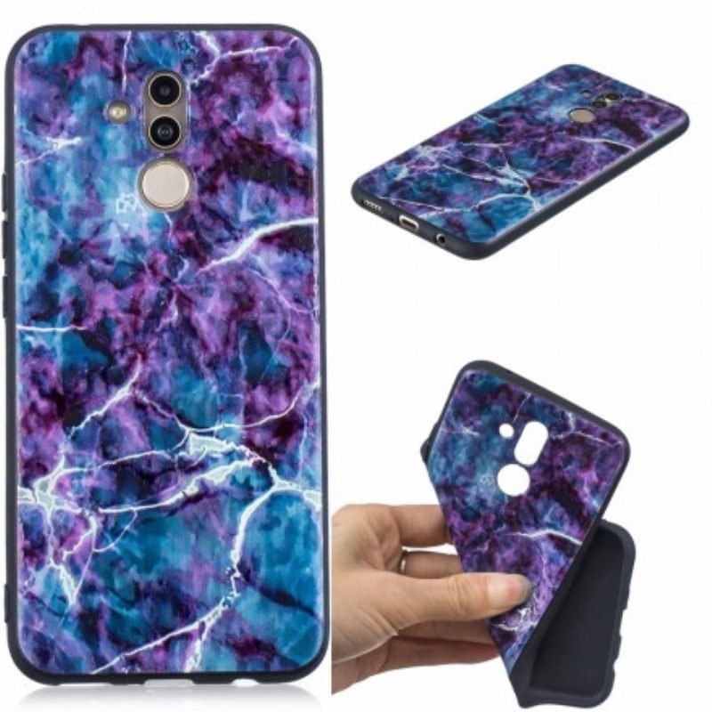 Kuori Huawei Mate 20 Lite Purple Marble