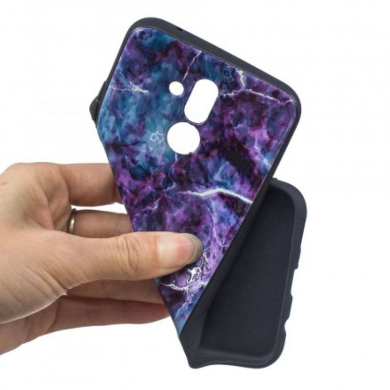 Kuori Huawei Mate 20 Lite Purple Marble