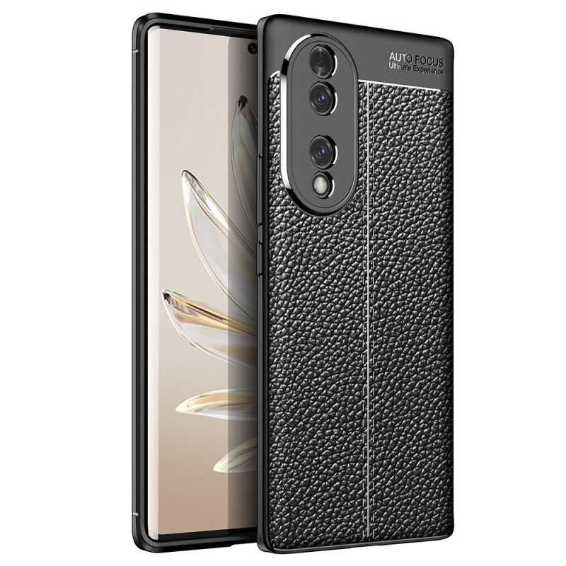 Kuori Honor 70 Double Line Litchi Leather Effect