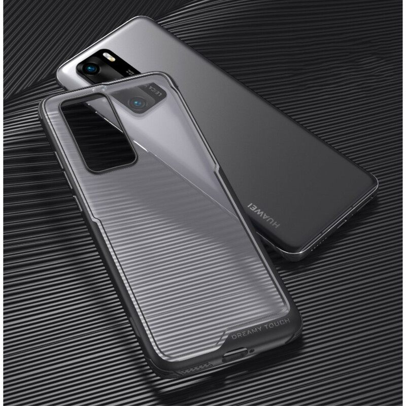 Case Huawei P40 Leeu Hybridi Viistetyt Reunat