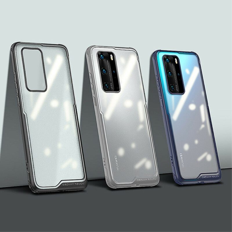 Case Huawei P40 Leeu Hybridi Viistetyt Reunat